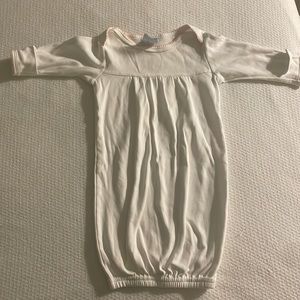 Bella Bliss 0-3 month gown with built-in mittens